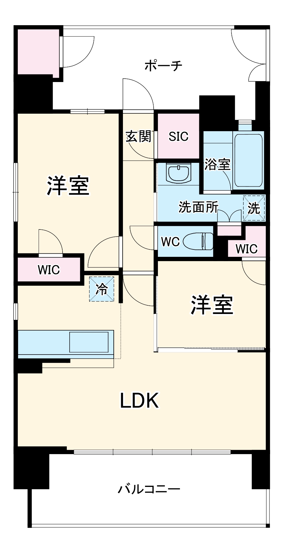エステムプラザ名古屋UXの間取り