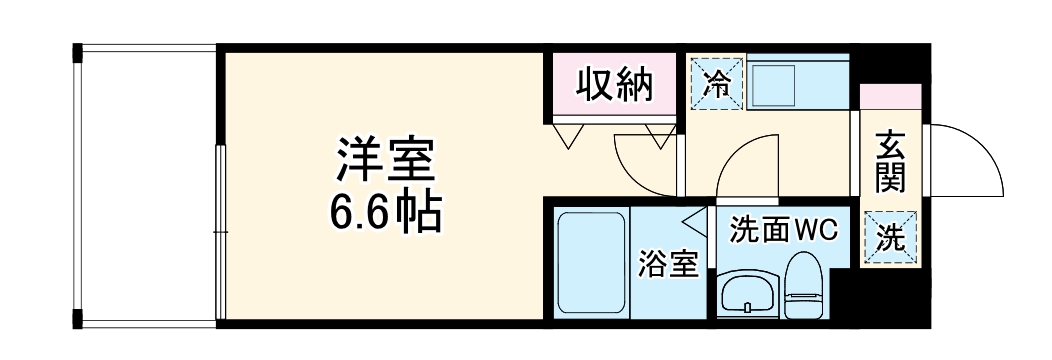 マイナビSTAYステージア横浜菊名の間取り