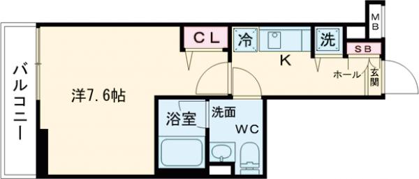 ラフィスタ大山の間取り