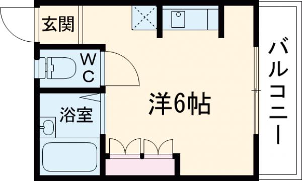 宮原ハイツAの間取り