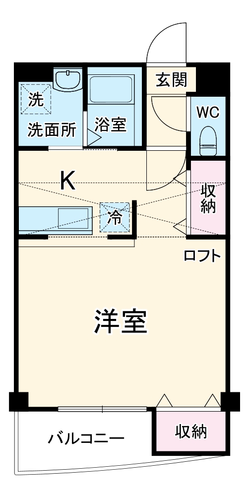 メゾンクレアスタイルの間取り