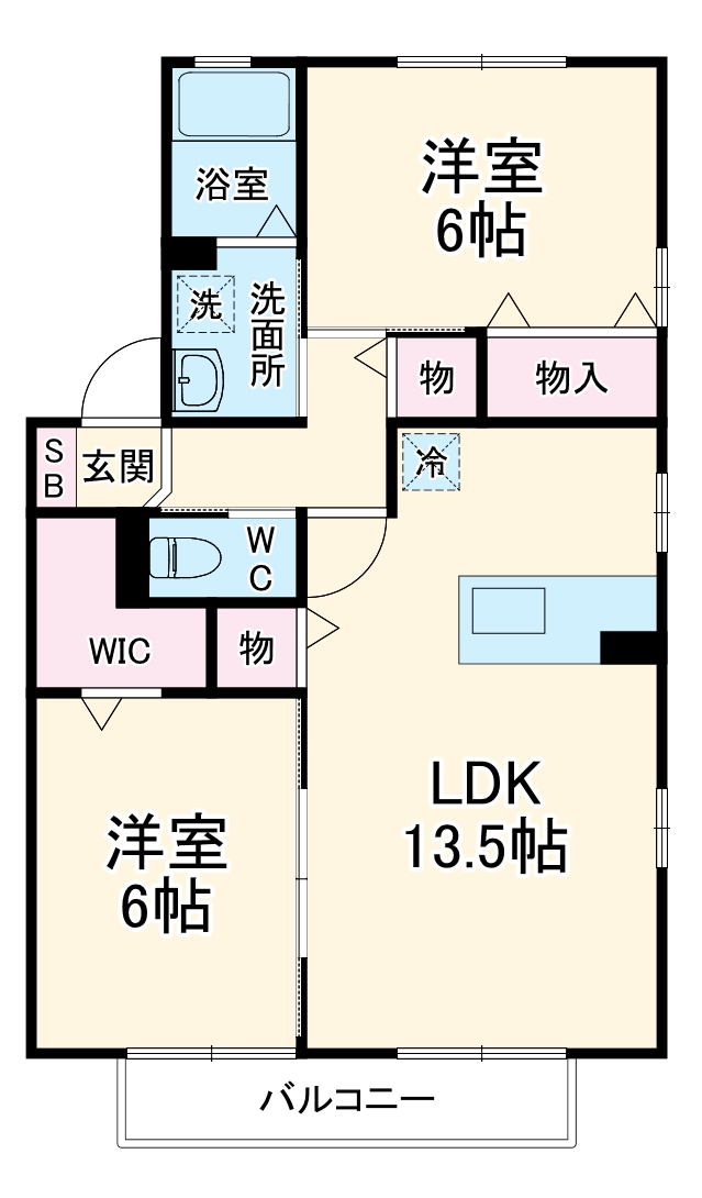 ルシーレの間取り