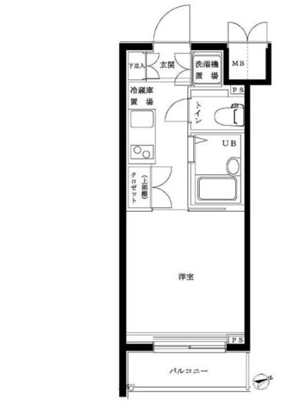 ルーブル早稲田の間取り