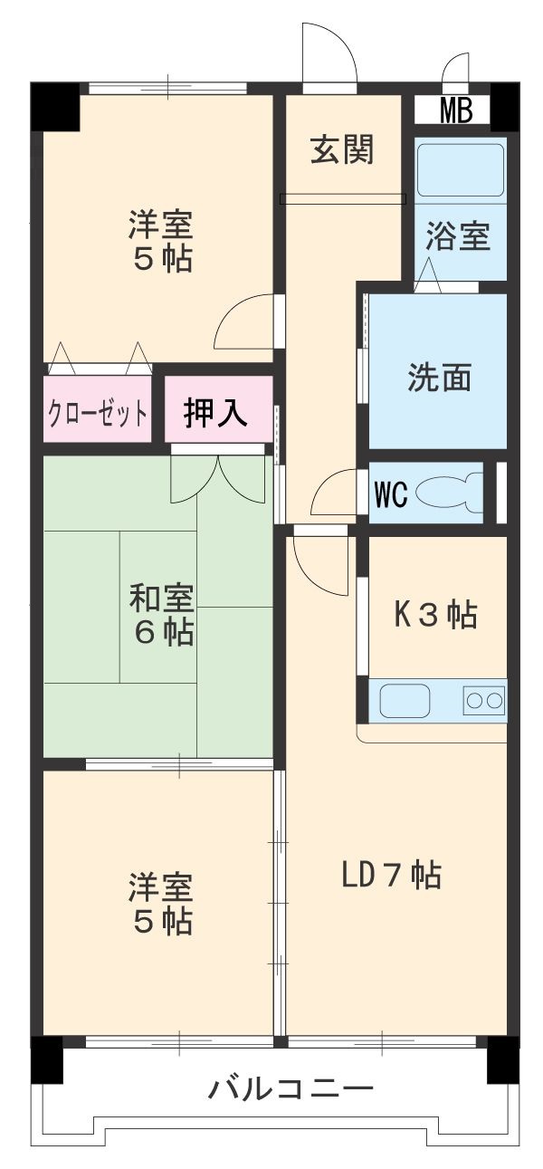 エポック篭山の間取り