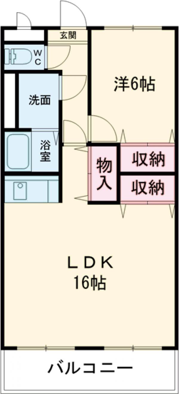 大島マンション1の間取り