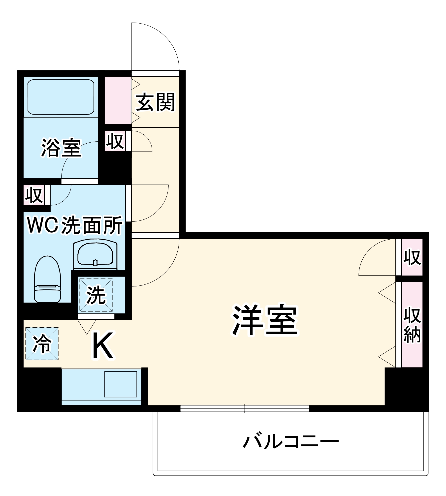 パークアクシス西船橋の間取り
