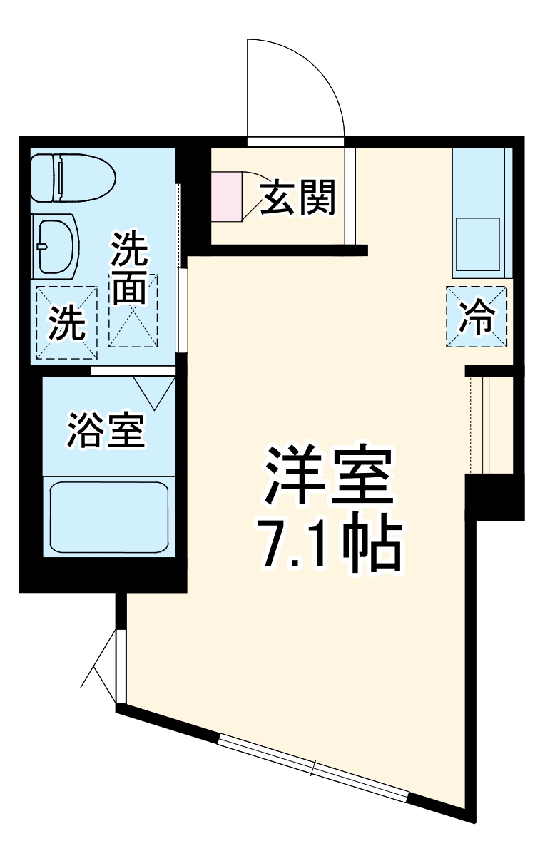 バルミジュール横浜三春台の間取り