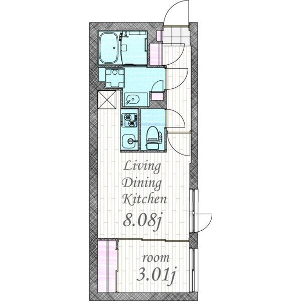 quador川名の間取り