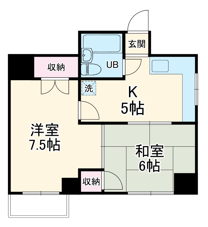 沢田ビルの間取り