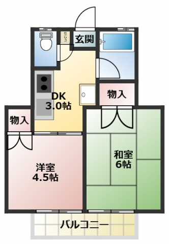 マスハイツの間取り