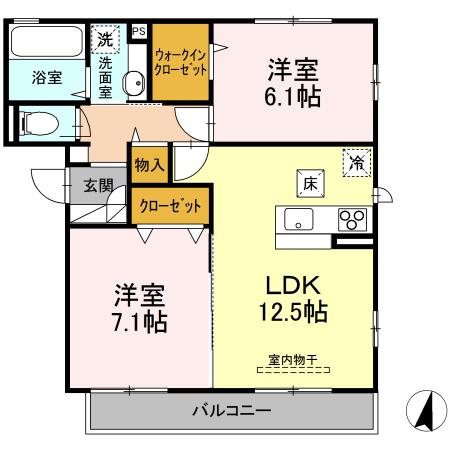 ステラ大和の間取り