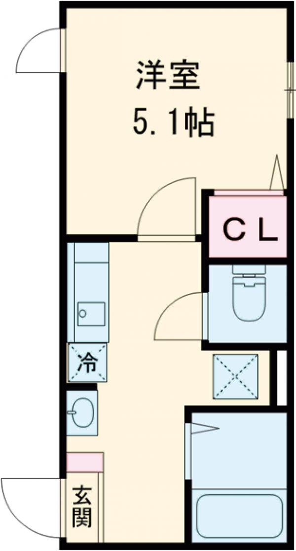 フィオーレ栗原の間取り