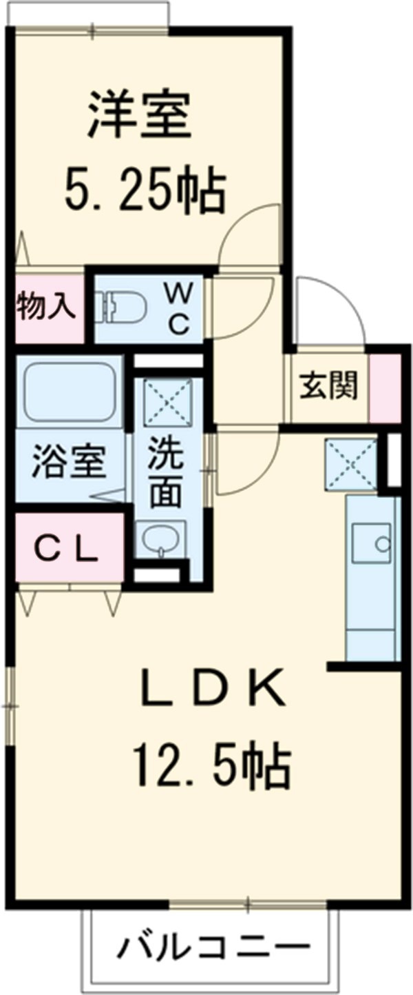 ソレーユ西船の間取り