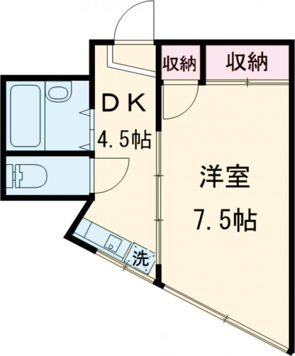 コーポ光栄の間取り