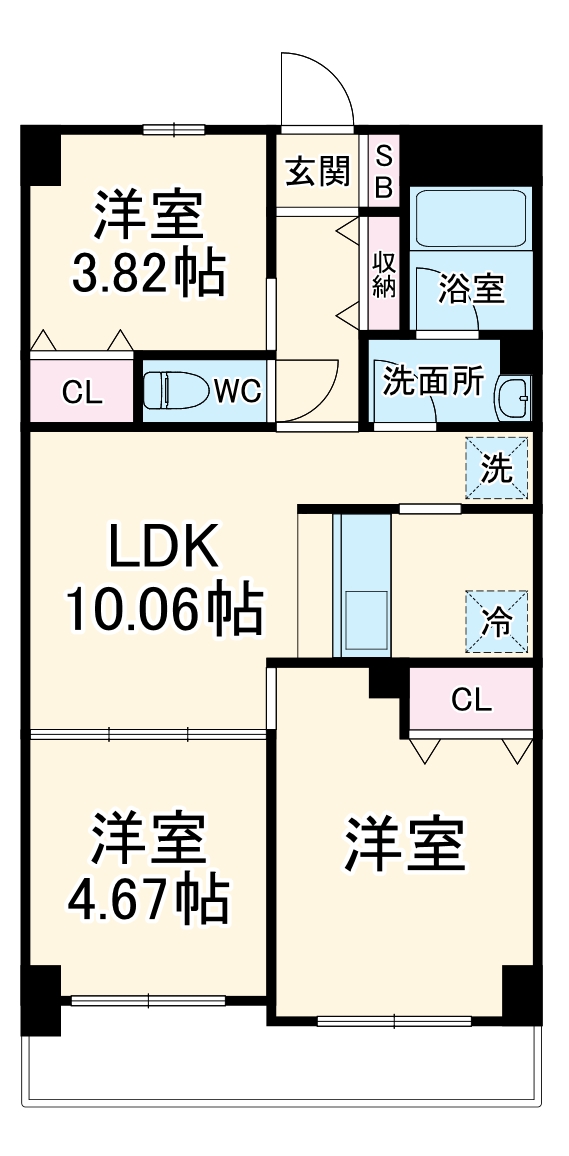 グリーンシティ宮前の間取り