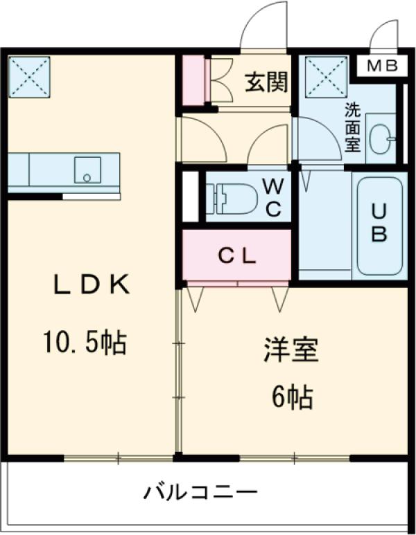 リコルテ東福生の間取り