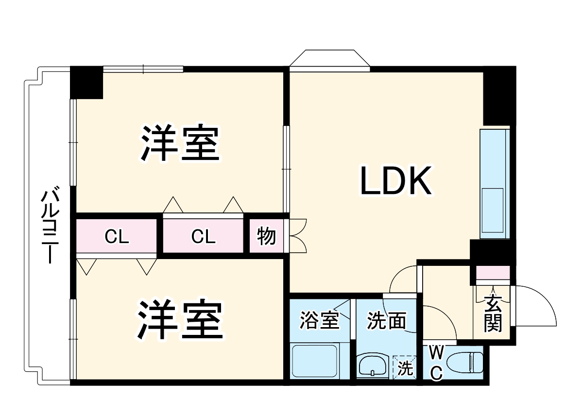 アルテッツァ紺屋町の間取り