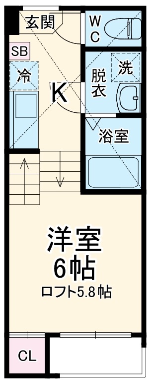 Ensoleille Fenの間取り