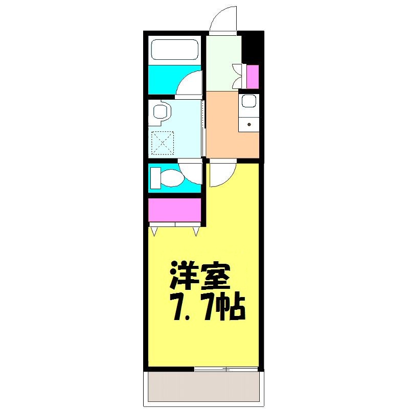 センタービレッジ常盤平の間取り