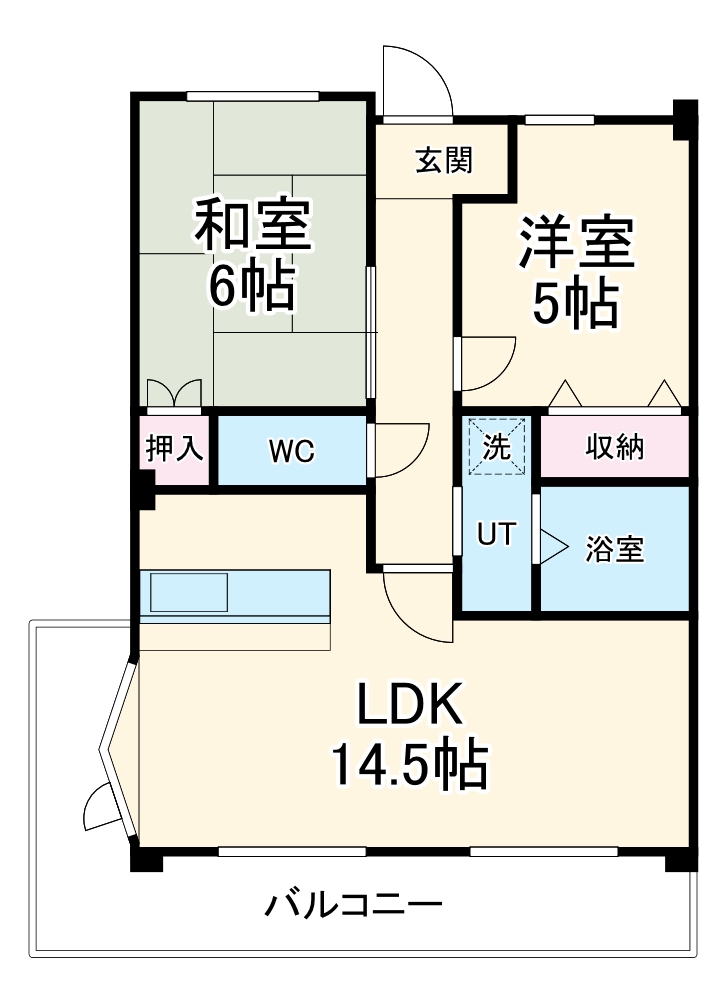 グランメール香久山の間取り
