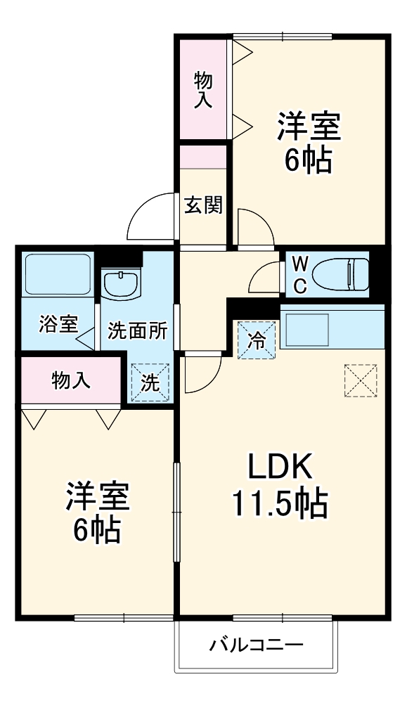 ロイヤルパレスの間取り
