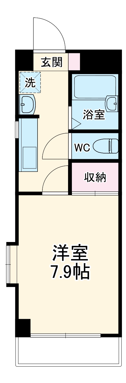 エアロスペース鶴田の間取り