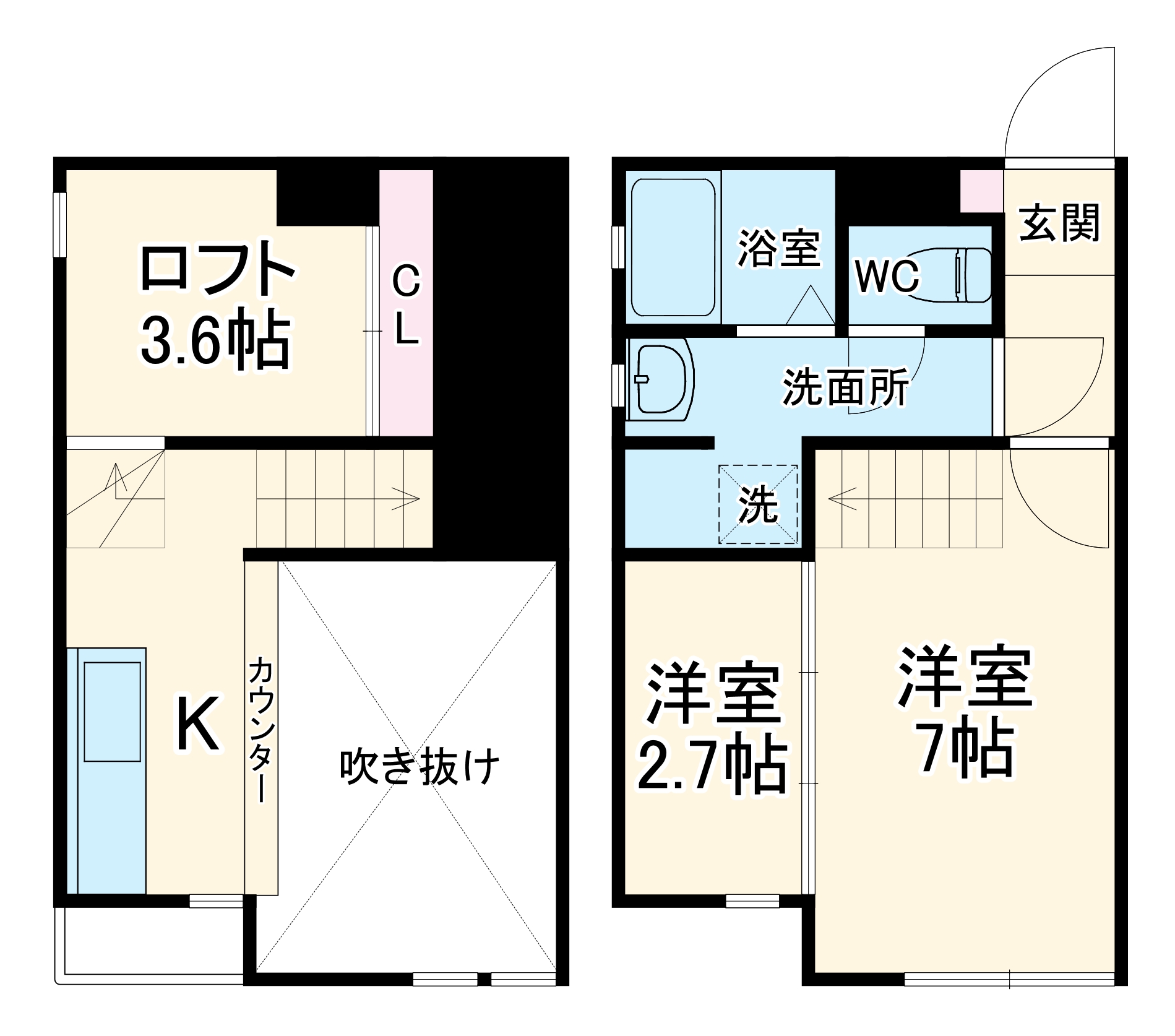 サンアリーナ桜本町の間取り