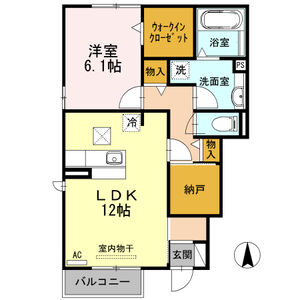 ガーデンプラザ新栄 E棟の間取り