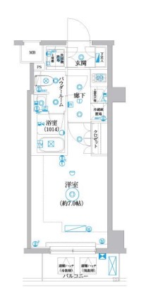 セジョリ横浜鶴見Ⅲの間取り