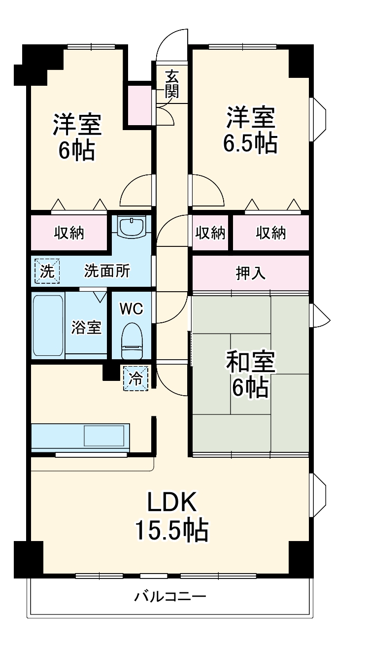 モンテ村上の間取り