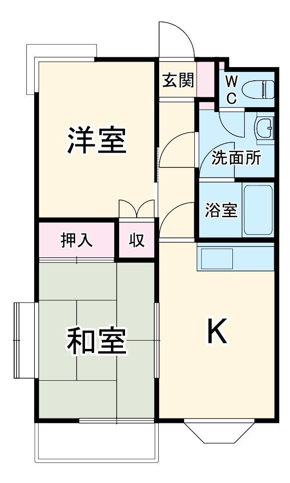 サンステージ・ユキの間取り