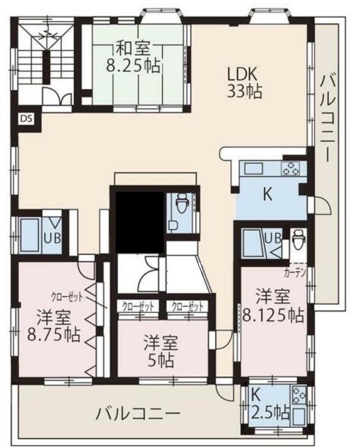 PLAZA・ENCHANTEの間取り