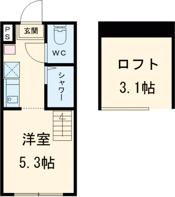 ハーモニーテラス新高円寺Ⅱの間取り