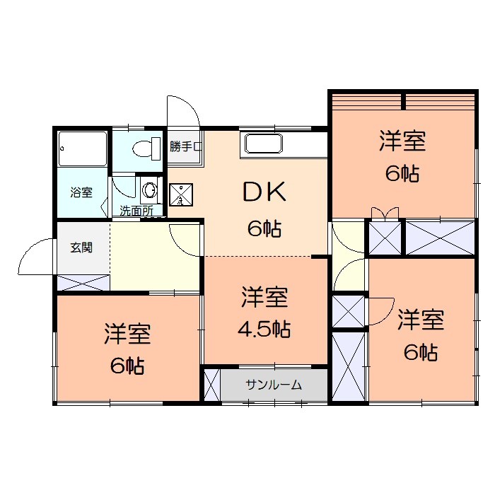 箱根宮城野YKの間取り