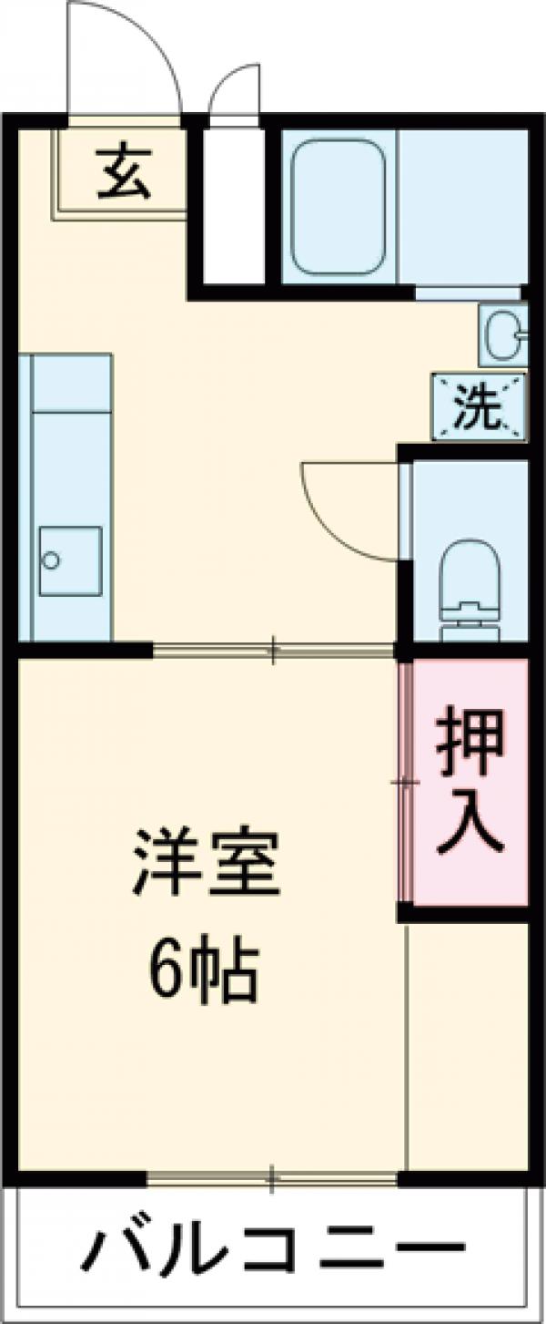 諏訪ハイム12の間取り