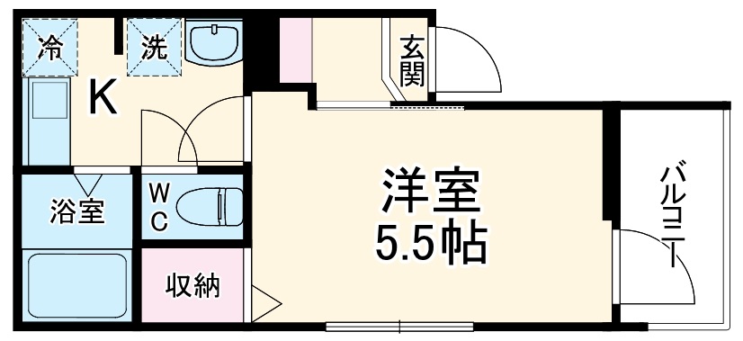 MELDIA西大宮Ⅱの間取り