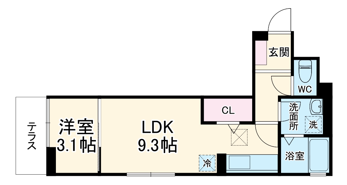 D-assembleの間取り