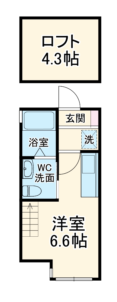 パース西戸部の間取り