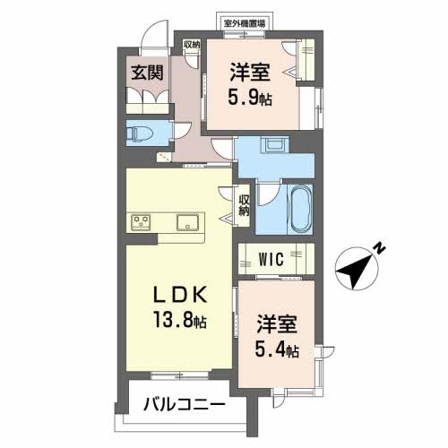 シャーメゾン Cherienの間取り