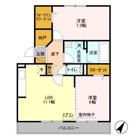 メゾン ブロンシュの間取り