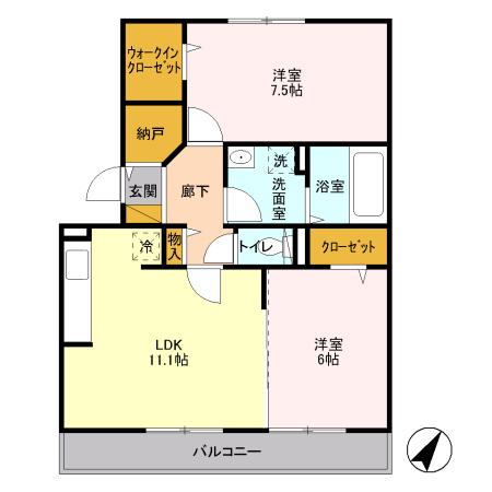 メゾン ブロンシュの間取り