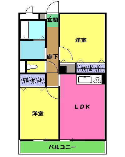 ディアコートの間取り