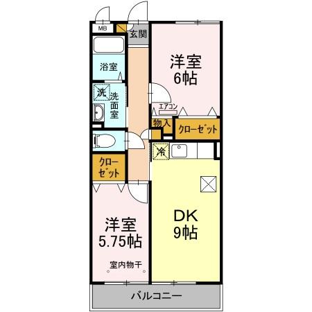 ディアコートの間取り