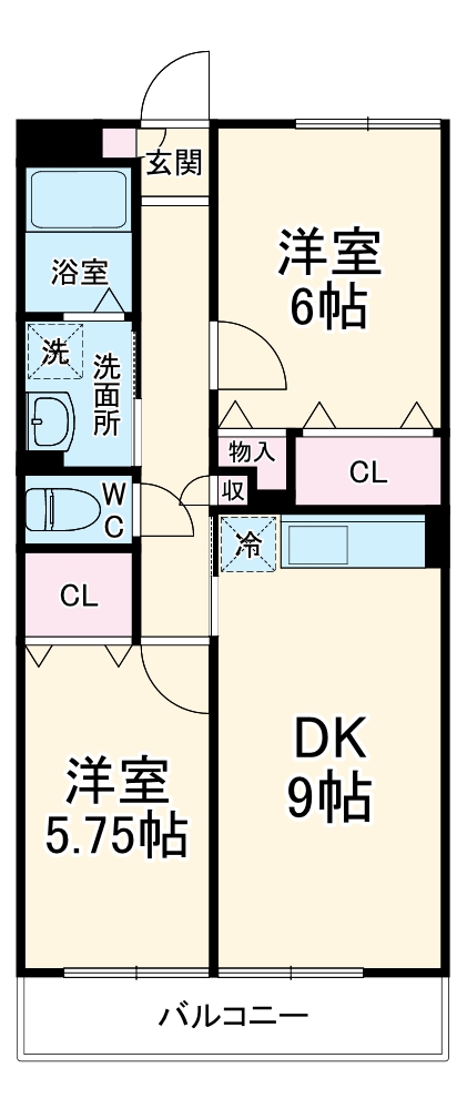 ディアコートの間取り