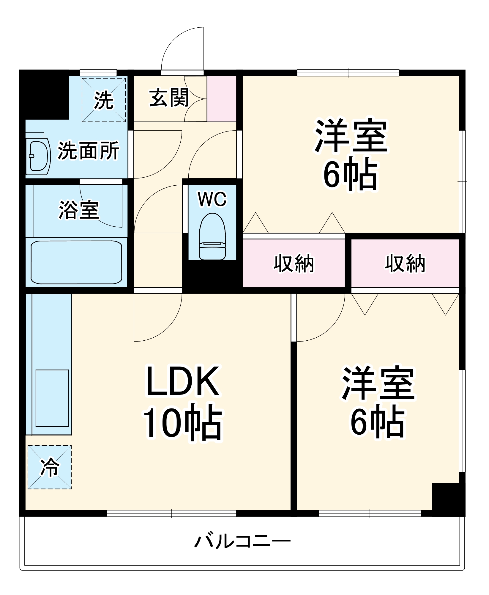 オークレアの間取り