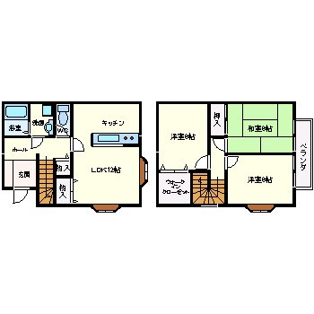 コンフォートA棟の間取り