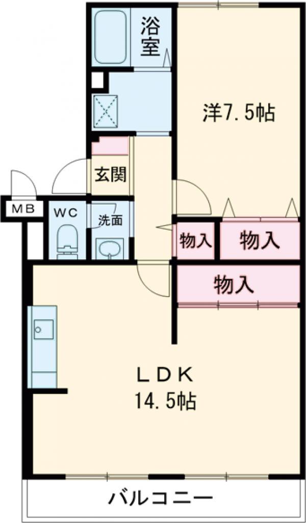 プランドール21の間取り