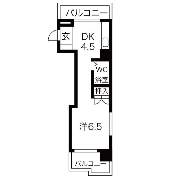 明治第6ビルの間取り