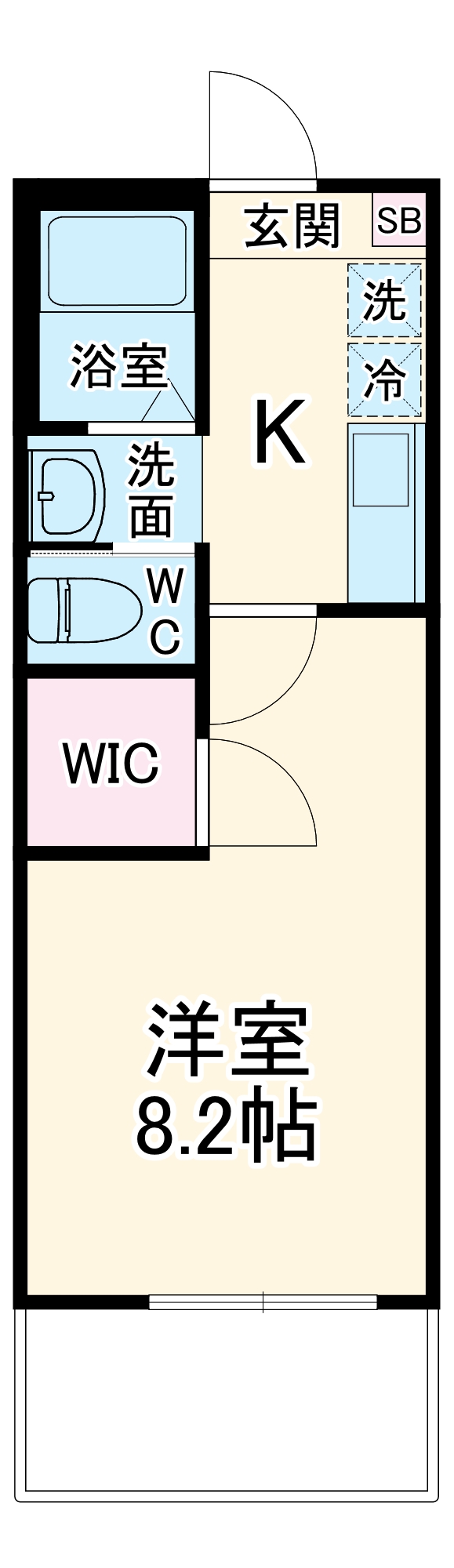 プランドール中浦和の間取り