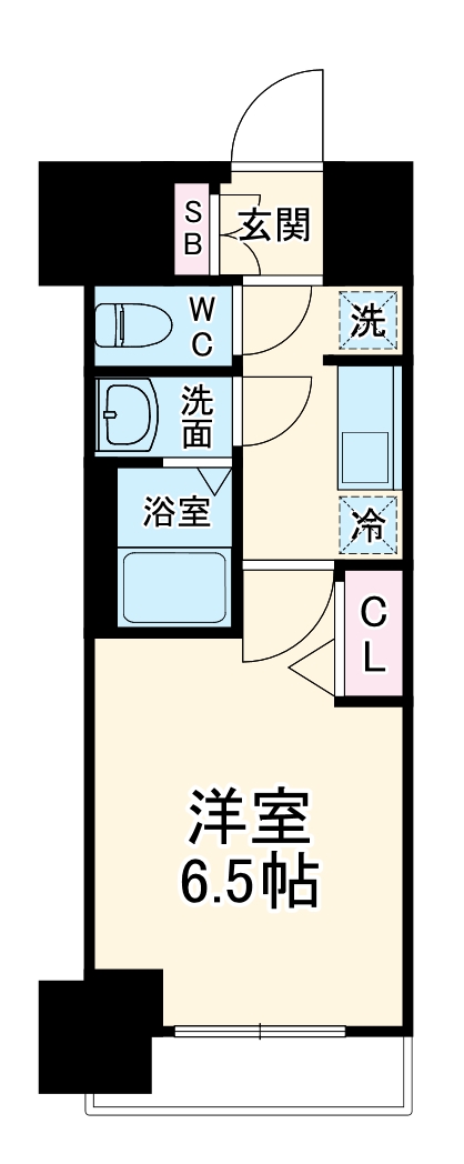 ディアレイシャス名古屋太閤通の間取り